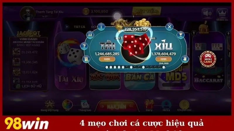 4 mẹo chơi cá cược hiệu quả