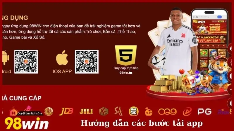 Hướng dẫn các bước tải app
