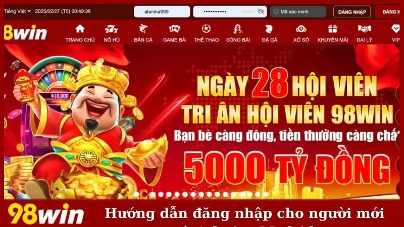 Hướng dẫn đăng nhập cho người mới