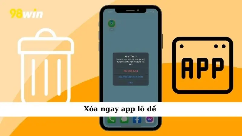 Xóa ngay app lô đề
